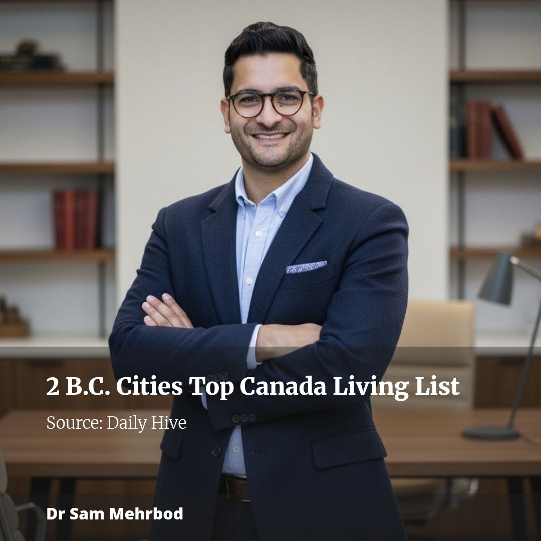 Two B.C. cities are among the best to live in Canada in 2026
